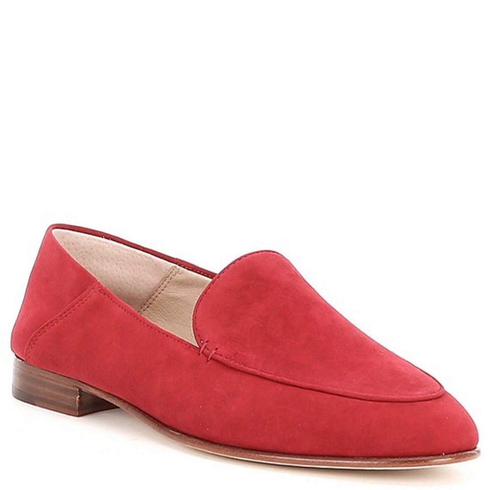 Brand New Red Suede Loafers